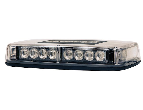 Buyers Products Warning Light, 11 Inch Length X 6-1/2 Inch Width X 2-1/4 Height, Magnetic and Permanent Surface Mounting, Strobe, Clear Lens – 8891040