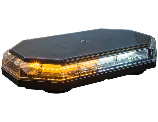 Buyers Products Warning Light, 15-1/4 Inch Length X 3 Inch Height, 56 Bulb, Mini Bar, 38 Watt/ 3.2 Amp at 12 Volt, LED, 10 Flash Patterns – 8891062