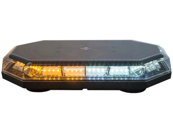 Buyers Products Warning Light, 15-1/4 Inch Length X 3 Inch Height, 56 Bulb, Mini Bar, 38 Watt/ 3.2 Amp at 12 Volt, LED, 10 Flash Patterns – 8891062