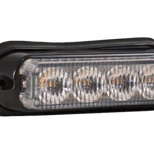 Buyers Products Warning Light, 4.8 Inch Length X 1.35 Inch Width X 1.61 Height, Mini Bar, Surface Mount, Strobe, Amber, 19 Flash Patterns – 8891130
