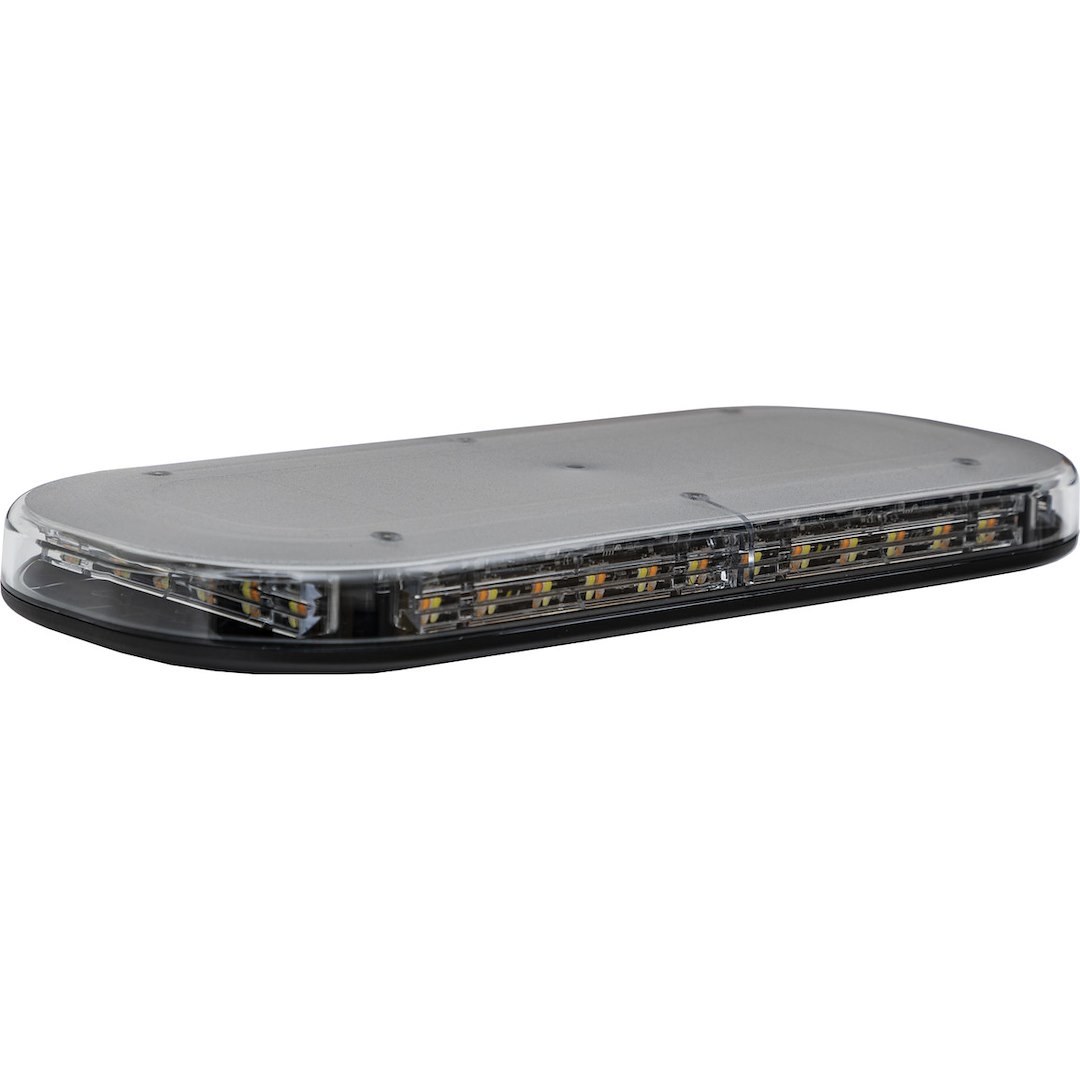 Buyers Products Warning Light, 15.74 Inch Width, 6.77 Inch Depth, 1.45 Inch Height, Mini Light Bar, Magnetic or Bolt-On Mount, LED, Oval – 8891160