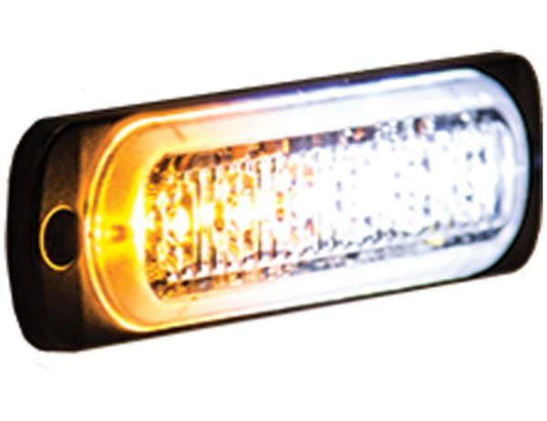 Buyers Products Warning Light, For Use on Work Trucks/ Utility Truck/ Trailers, 4.4 Inch Length, Rectangular, 1 Amp at 12 Volt, 6 Bulbs – 8891902