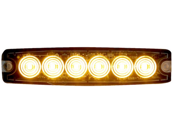 Buyers Products Warning Light, For Use on Work Trucks/ Utility Truck/ Trailers, 5.14 Inch Length X 1.18 Inch Width, Rectangular – 8892200