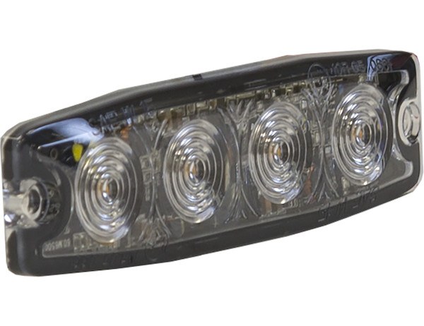 Buyers Products Warning Light, 4-1/2 Inch Length X 0.26 Inch Width X 1.18 Height, Mini Bar, Surface Mount, Strobe, Amber Lens – 8892240