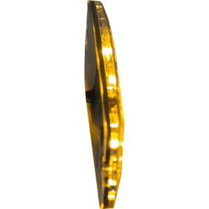 Buyers Products Warning Light, 4-1/2 Inch Length X 0.26 Inch Width X 1.18 Height, Mini Bar, Surface Mount, Strobe, Amber Lens – 8892240