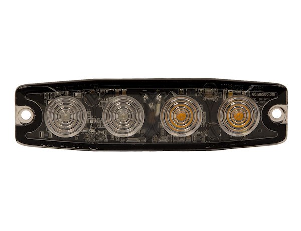 Buyers Products Warning Light, 4.38 Inch Length X 0.26 Inch Width X 1.18 Inch Hight, Rectangular, 0.65 Amp at 12 Volt, Surface Mount, Strobe – 8892248