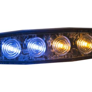 Buyers Products Warning Light, 4.38 Inch Length X 0.26 Inch Width X 1.18 Inch Hight, Rectangular, 0.65 Amp at 12 Volt, Surface Mount, Strobe – 8892248