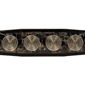 Buyers Products Warning Light, 4-1/2 Inch Length X 0.26 Inch Width X 1.18 Inch Hight, Mini Bar, Surface Mount, LED Strobe, Green Lens – 8892249