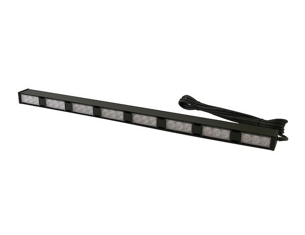 Buyers Products Warning Light, 36-1/2 Inch Length X 26 Inch Width X 1.18 Height, Full Bar, Surface Mount, LED, Amber, 22 Total Flash Pattern – 8894037