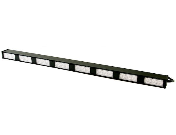 Buyers Products Warning Light, 36-1/2 Inch Length X 26 Inch Width X 1.18 Height, Full Bar, Surface Mount, LED, Amber, 22 Total Flash Pattern – 8894037