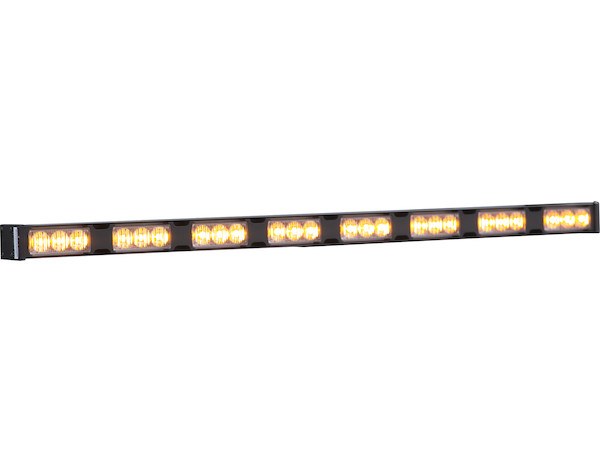 Buyers Products Warning Light, 36-1/2 Inch Length X 26 Inch Width X 1.18 Height, Full Bar, Surface Mount, LED, Amber, 22 Total Flash Pattern – 8894037