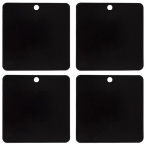 Buyers Products Warning Light Mount, For Mounting Light Bars and Warning Lights to Aluminum Cabs, 3-1/2 Inch X 3-1/2 Inch, Adhesive Back – 8895404