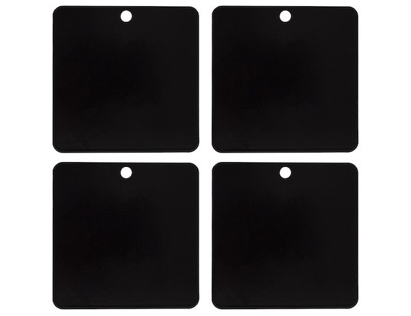 Buyers Products Warning Light Mount, For Mounting Light Bars and Warning Lights to Aluminum Cabs, 3-1/2 Inch X 3-1/2 Inch, Adhesive Back – 8895404