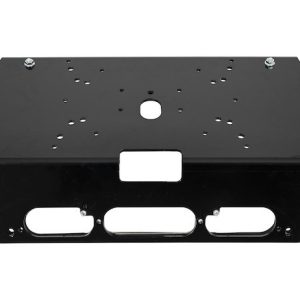 Buyers Products Light Bar Mounting Kit, Roof Mount, OEM Third Brake Light Location, Powder Coated, Black, Aluminum – 8895551