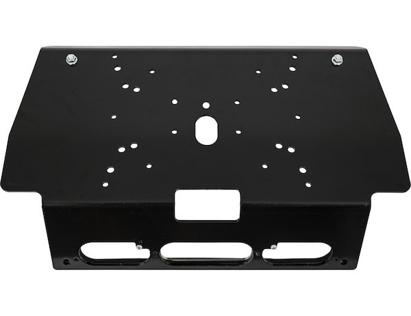 Buyers Products Light Bar Mounting Kit, Roof Mount, OEM Third Brake Light Location, Powder Coated, Black, Aluminum – 8895551