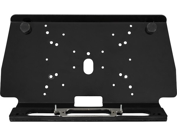 Buyers Products Light Bar Mounting Kit, Roof Mount, OEM Third Brake Light Location, Powder Coated, Black, Aluminum – 8895551