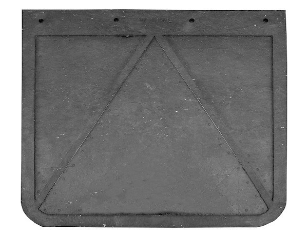 Buyers Products Mud Flap, Universal 18 Inch X 20 Inch, Set of 2, Flat, Without Logo, Smooth, Black, Rubber, Bolt on – B2018LSP