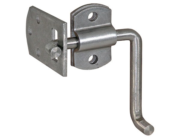 Buyers Products Door Latch Assembly, For Use with Stake Bodies/ Trailers/ Gates/ Fences, 4.6 Inch Handle Length, Carbon Steel, Bolt-On – B2589B