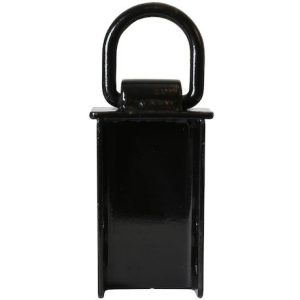 Buyers Products Tie Down Anchor, Stake Pocket Mount, 400 Pound Working Load Capacity, Powder Coated, Black, Steel, Includes Pin, Single – B38SP