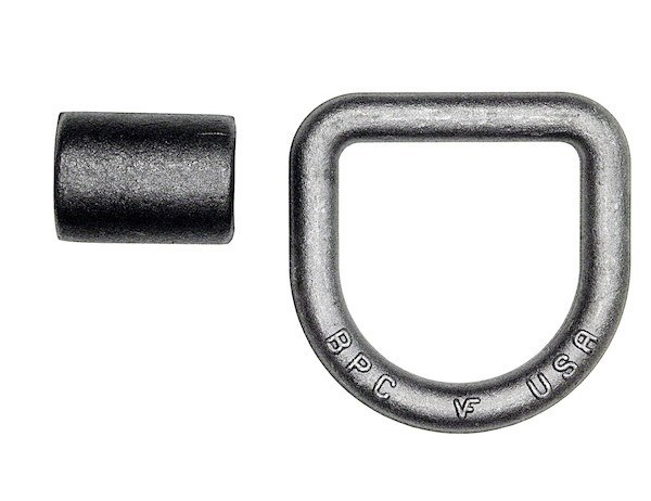 Buyers Products D-Ring, 5/8 Inch Ring Diameter, With Weld-On Bracket, Steel – B40