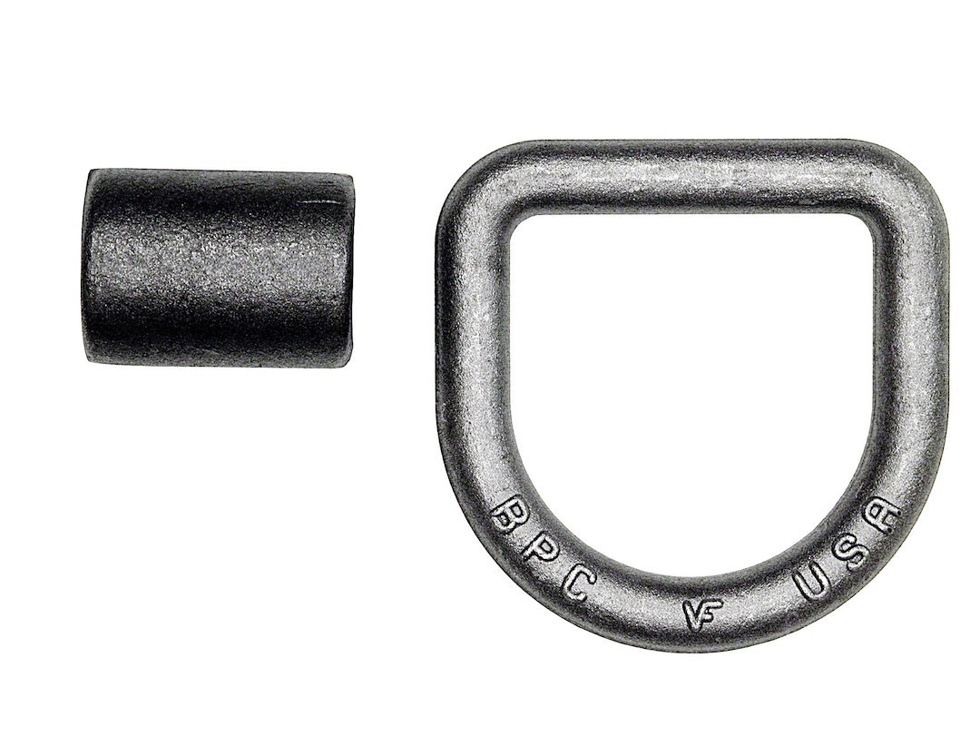 Buyers Products D-Ring, 5/8 Inch Ring Diameter, Steel, With Bracket – B40PKGD