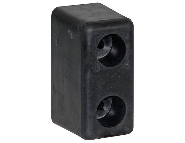 Buyers Products Door Stop Bumper, Rubber, 6 Inch Length X 3-1/2 Inch Width, Rectangular, Black, Set of 2 – B5500