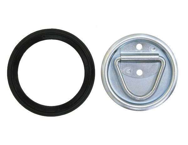 Buyers Products D-Ring, Rope Ring, For Use with 3 Inch Diameter Mounting Hole IN 1/4 Inch or Thicker Material, 500 Pound Working Load Limit – B703