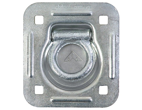 Buyers Products D-Ring, Rope Ring, Iron Ring, 2000 Pound Working Load Limit – B801A