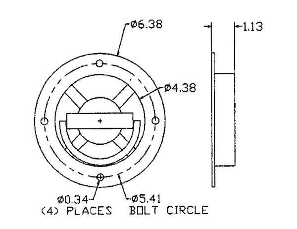 Buyers Products D-Ring, 2000 Pound Weight Rating/ 6000 Pound Minimum Breaking Strength, Zinc Plated, Rotates 360 Degrees – B901