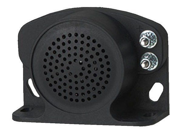 Buyers Products Backup Alarm, Self-Grounding, 102 Decibels, 12 to 24 Volts, -22 to 122 Degree Fahrenheit Operating Temperature, Black, Nylon – BA102