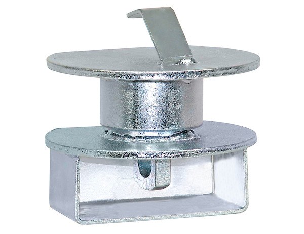 Buyers Products Lunette Ring Lock, Fits 2.5 and 3 Inch Lunette Ring Eyes, Carbon Steel, With Padlock, Silver – BDL253