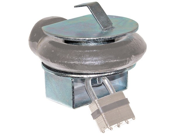Buyers Products Lunette Ring Lock, Fits 2.5 and 3 Inch Lunette Ring Eyes, Carbon Steel, With Padlock, Silver – BDL253