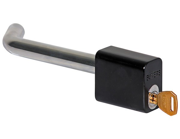 Buyers Products Trailer Hitch Pin, Bent Pin, 5/8 Inch Diameter, Use with 2-1/2 and 2 Inch Tube Size Receivers, With Keyed Lock, Steel – BLHP200