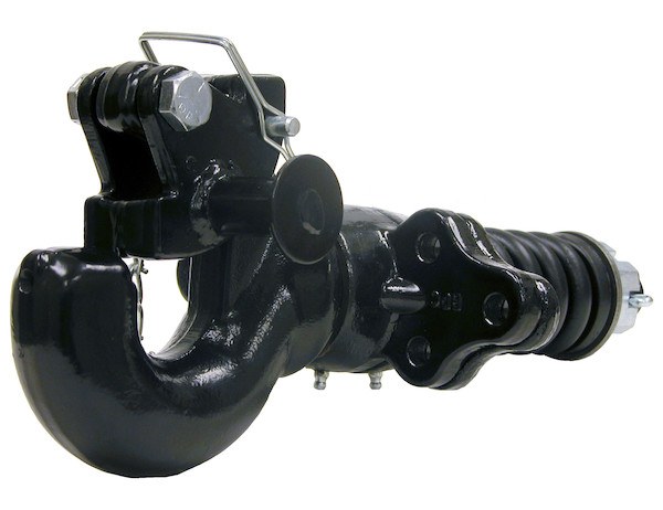 Buyers Products Pintle Hook, Rated to 30000 Pounds, Spring Mount, Bolt-On, Black – BP100A