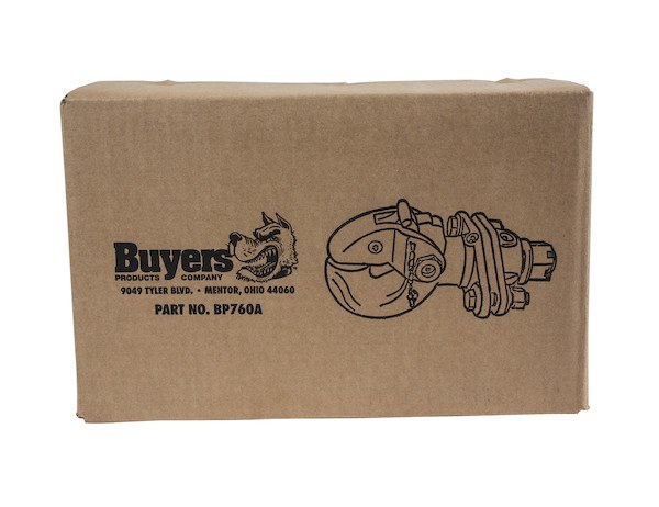 Buyers Products Pintle Hook, Rated to 60000 Pounds, 12000 Pound Vertical Load Limit, Swivel Style, Bolt-On, Powder Coated, Black – BP760A