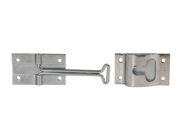 Buyers Products Door Holder, For Holding Doors and Windows Open on Enclosed Trailer, T-Style, 4 Inch Hook Length, Zinc Plated, Carbon Steel – DH500