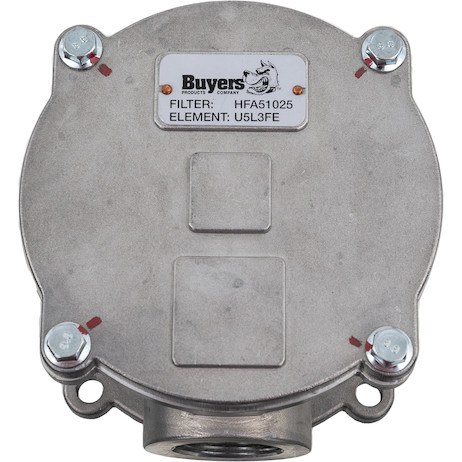 Buyers Products Hydraulic Fluid Filter, HFA5, For Use with Truck/ Trailer Hydraulic Systems, Metal Canister, IN-Tank, Cellulose – HFA51025