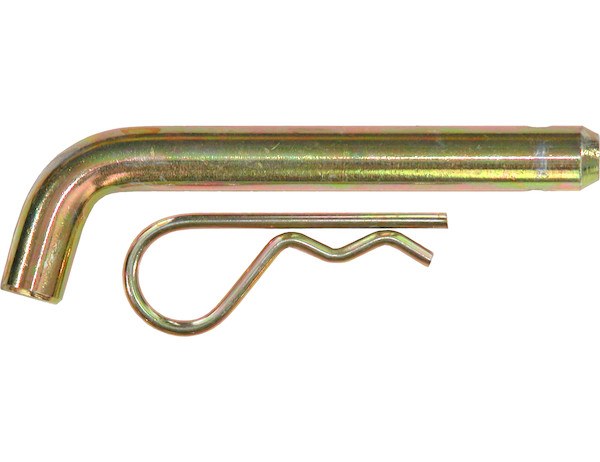 Buyers Products Trailer Hitch Pin, Bent Pin, 5/8 Inch Diameter, 2-1/2 Inch Length, With Pin Clip, Single – HP6256WC