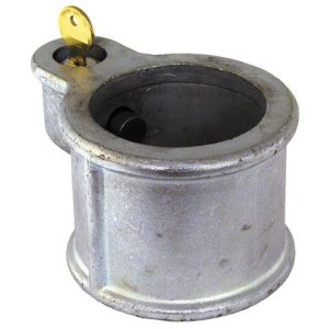 Buyers Products Trailer King Pin Lock, 2 Inch Pin Diameter, Fits Over the King Pin and Secures with a Key – KPL200