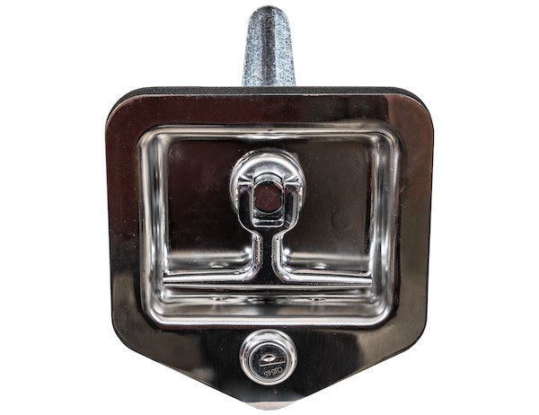Buyers Products Door Latch Assembly, Aftermarket T-Handle, Carbon Steel, Bolt-On, Mounts Into 3-7/8 X 3-5/16 Inch Recessed Opening – L8855