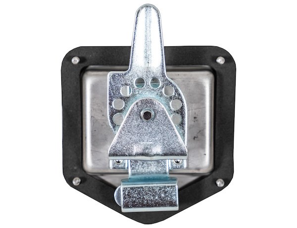Buyers Products Door Latch Assembly, Aftermarket T-Handle, Carbon Steel, Bolt-On, Mounts Into 3-7/8 X 3-5/16 Inch Recessed Opening – L8855
