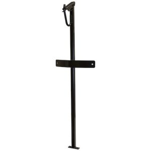 Buyers Products Tool Organizer, Bolt-On Mount to Open or Closed Trailer, Holds 1 Backpack Blower, Black, Steel, With Rubber Hold Down Strap – LT20