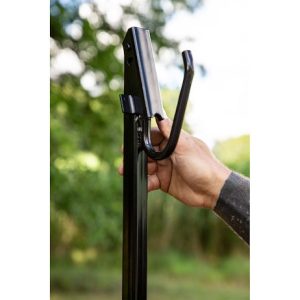 Buyers Products Tool Organizer, Bolt-On Mount to Open or Closed Trailer, Holds 1 Backpack Blower, Black, Steel, With Rubber Hold Down Strap – LT20