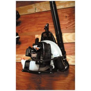 Buyers Products Tool Organizer, Bolt-On Mount to Open or Closed Trailer, Holds 1 Backpack Blower, Black, Steel, With Rubber Hold Down Strap – LT20