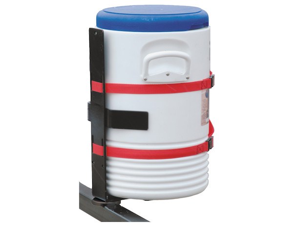 Buyers Products Tool Organizer, Bolt on Any Style Trailer, Holds One Water Cooler, Black, Carbon Steel – LT25