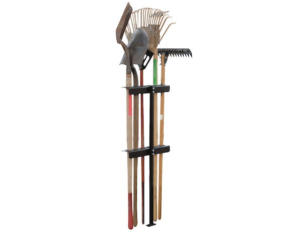 Buyers Products Tool Organizer, Bolt-On Mount to Open Trailer, Holds 6 Straight Handle Tools, Black, Steel – LT35