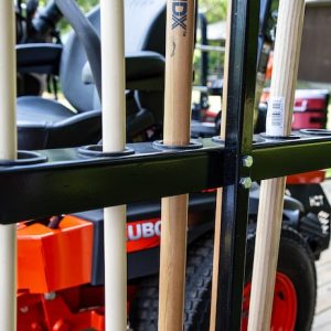 Buyers Products Tool Organizer, Bolt-On Mount to Open Trailer, Holds 6 Straight Handle Tools, Black, Steel – LT35