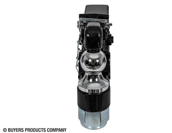 Buyers Products Pintle Hook, 2-1/2 Inch Receiver Mount, 10 Ton Combination Hitch, 20000 Pound Towing Capacity – RM102000