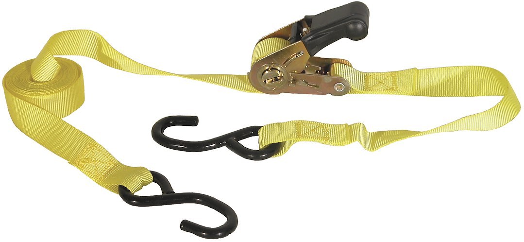 Buyers Products Tie Down Strap, Cargo Tie Down, 1 Inch Wide X 12 Foot Length, 600 Pound Working Load Limit, 1800 Pound Capacity – RTD211218