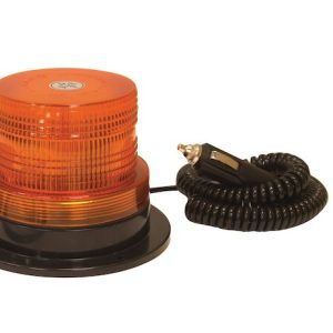 Buyers Products Warning Light, 4 Inch Width X 3-3/4 Inch Height, Dome Style, Magnetic and Permanent Mount, Strobe, Amber Lens – SL500A